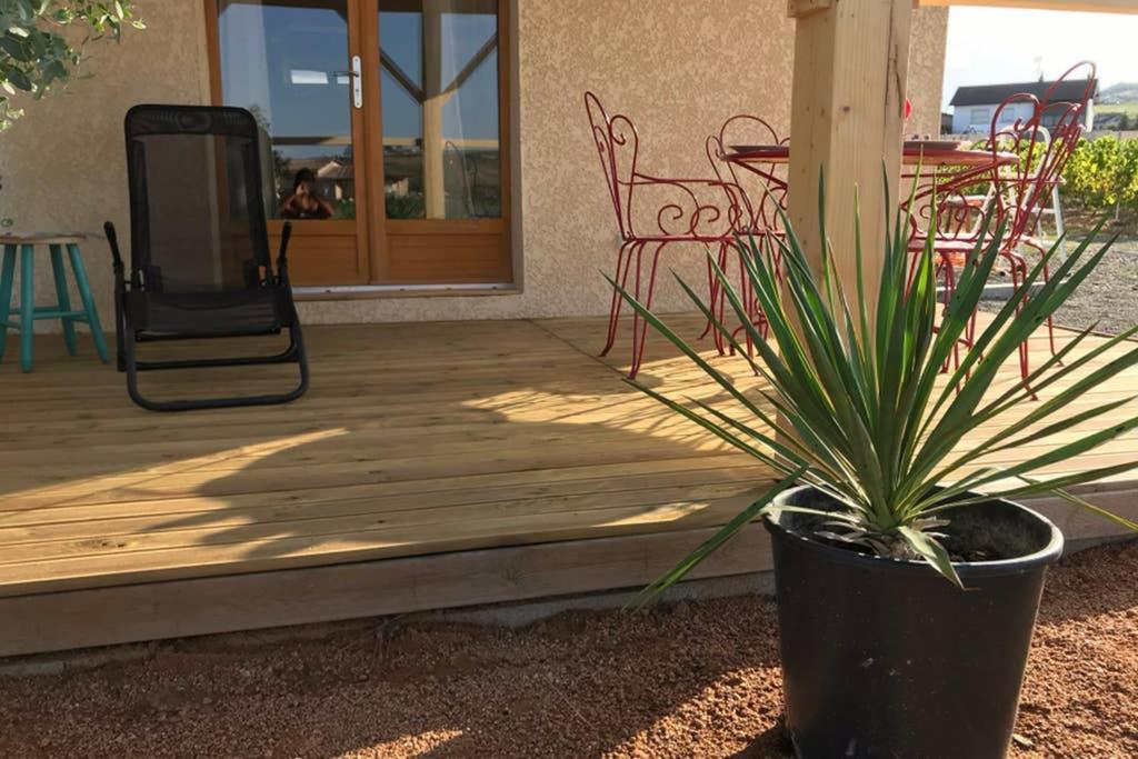 La Boheme, Gite De Charme Quincié-en-Beaujolais Exterior foto
